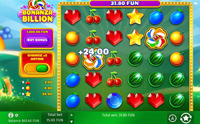 Bonanza Billion老虎机游戏奖金