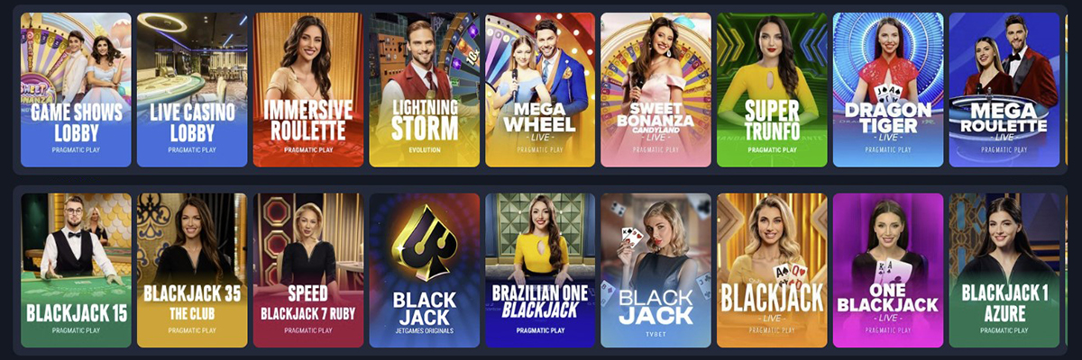 Coins.Game 輪盤, 21 點 & 其他桌上遊戲