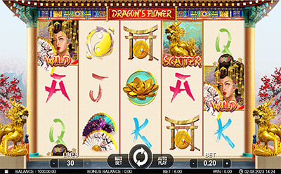 香港 1xBet 網上賭場 Dragon’s Flower老虎機