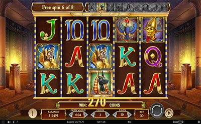 Legacy of Dead老虎机免费旋转