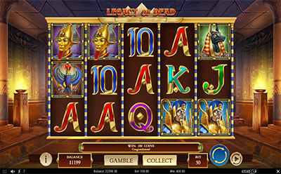 移动版Legacy of Dead老虎机游戏